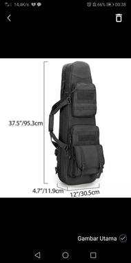 tas olahraga panjang 120 cm dan 140 cm pcp tas ransel anti air tas ransel olahraga menembak anti air