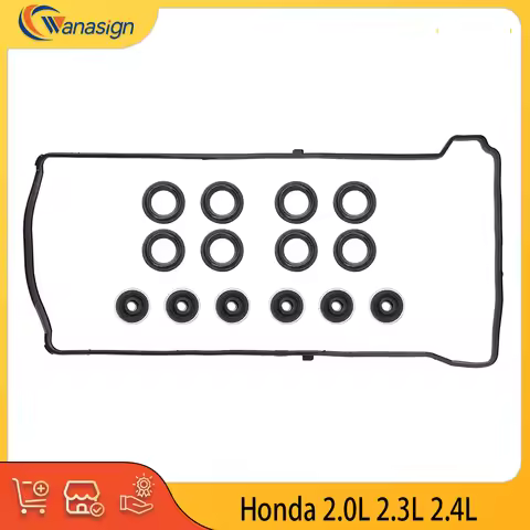 Engine Valve Cover Gasket Set Fit 2.0 2.3 2.4 L For Honda Accord Civic CR-V Element Crosstour Acura 