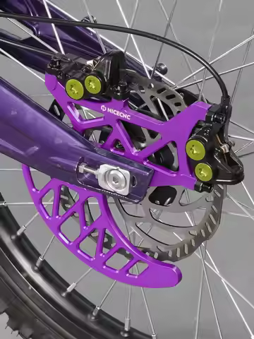 NICECNC For Surron Light Bee X S L1E Electric Dirt Bike Aluminum Rear Brake Disc Guard Brake Caliper