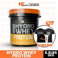BS Nutrition Hydro Whey Protein 3 kg [99 servings ]+ ( FREE SHAKER or TSHIRT) - Makanan tambahan Whe