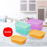 One Touch Fresh Rectangular/Tupperware Original Food Storage Container Package