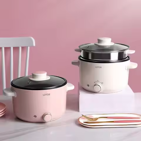 Electric cooking 2L dormitory student pot multi-functional instant noodles small electric pot low po