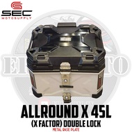 sec adamantium, x fator, black hawk 45 liters & sec secure 36L 45L 56L & 65L hard plastic top box