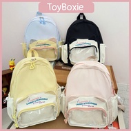 Ita Backpack with Transparent Doll Display Large Capacity Ita Bag Cute School Backpack for Girls
