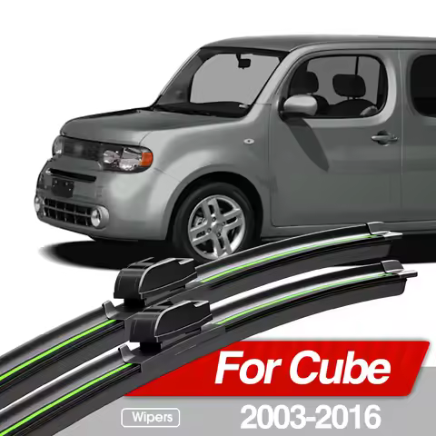 For Nissan Cube Z11 Z12 2003-2016 Front Windshield Wiper Blades 2pcs Windscreen Window Accessories 2