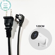 GentleHappy HY300/HY320 Projector 1.2m Original Extended Power Cord AC Cable Extension Cable Chargin