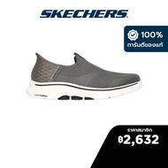 [Best Seller] Skechers สเก็ตเชอร์ส รองเท้าผู้ชาย Men Slip-ins GOwalk 7 Easy On 2 Walking Shoes - 216641-BRN Air-Cooled Memory Foam