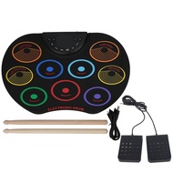 Electronic Drum Pad Portable Colored Hand Rolled Adult Beginner Percussion Instrument