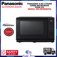 PANASONIC NN-DS59NBYPQ  4-IN-1 STEAM COMBI MICROWAVE OVEN 27L 1000W WITH 28 AUTO COOK PROGRAMS