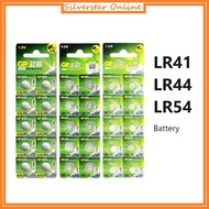LR41 LR43 LR44 LR54 A76 186 189 192 GP Alkaline Battery 1.5V Button Cell Watch Batteries