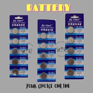 *5PCS* CR2016 / CR2025 / CR3032 3V Button Battery / Watch Battery / G-Shock Battery 手表电池/遥控电池/计算机电池/相机电池