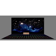 3d painting. stickers for aquariums, arowana fish tanks (back painting)