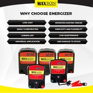 Maxson Crilight Energizer Ibu Karen Pagar Elektrik Kebun Energizer MXB13/M20/M30