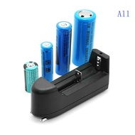 All 3 7V Single Slot Battery Charger for 18650 1750016430 145000 RechargeableBattery