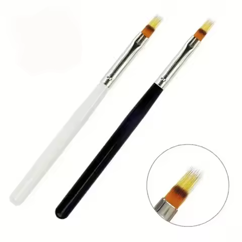 1-3pcs Nail Tools Nail Brush Serrated Powder Bar Black Bar Nail Pen Nail Pen Gradient Pen Nail Brush