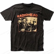 Vintage Radiohead T Shirt Men Fashion T-shirt Cotton Tshirt Boy Tees Short Sleeve T-shirt Rock Band 