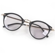 Oliver Peoples Miyabi 505 限量版太陽眼鏡，黑色鏡框，金色和紫色鏡片，尺寸 47□24-142，日本製造，品相極佳。