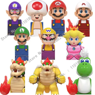 ฟิกเกอร์ตัวการ์ตูนอะนิเมะขนาดเล็กWM6103ซูเปอร์มาริโอ้ Luigi Yoshi Bowser Bros Koopa Kinopio Wario ลา