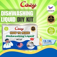 Cozy DIY Dishwashing Liquid (10-15L)cleaning, degreasing, stain removal,sterilization lemon Aloe Ver