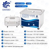 Granbo Ultrasound Cleaner 35W/60W 1.3L Portable Household Mini Ultrasonic Washing Machine Watch Dent