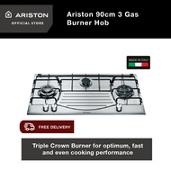 Ariston 90cm 3 Gas Burner Hob PHN 932 T2/IX/A + FREE Delivery