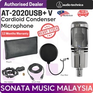 AUDIO TECHNICA AT2020USB+V CARDIOD CONDENSER USB MIC LIMITED EDITION REFLECTIVE SILVER FINISH AT 202
