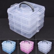 Storage Box Container Detachable Plastic Dustproof Clear Jewelry Beads