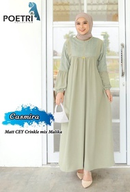 Gamis Lebaran Poetri bahan crincle airflow
