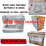 Mesin Jahit Butterfly Jh 8530A/Mesin Jahit Portable Jh8530A/Butterfly