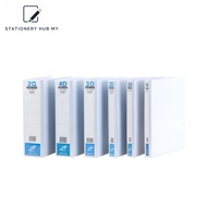 F&1 2D Ring File White PVC A4 Ring File Binder  2D 3D 4D Folder  10mm–80mm Document Original  Office