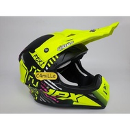[AMAN] HELM KEREN HELM JPX CROSS X23 BLACK DOFF TRAIL SUPER CROSS