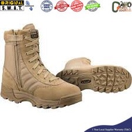 Original SWAT Classic 9" Side Zip Boot (Tan Color), Kasut Operasi Polis Army Military, Taktikal, Cam