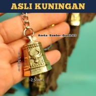GANTUNGAN Pagoda brass bell key chain model brass material