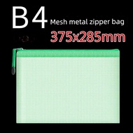 fail buku sekolah a4 file zipper a4 A4 beg mesh beg beg mesh kalis air tebal A5 beg ritsleting A3 be