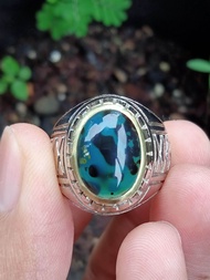 ✅ Natural Bacan Doko Majiko Kristal - Material Coklat ( Batu Akik asli Ternate )