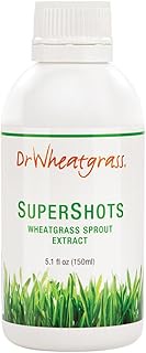 Dr Wheatgrass Supershots(30 Day Supply) - Wheatgrass Extract in a Bottle, Stronger Than Fresh Wheatgrass Juice and Powder