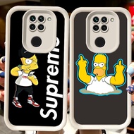H88 The Simpsons White Casing for Xiaomi Redmi Note 9 8 9S Pro Max