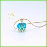 18k.Lf|Gold[j/Cubic?E*Zirconia~a*Birthstone~L*Heart~k*BarbiePendant~eN)Necklace}YQ)Accessories Plus