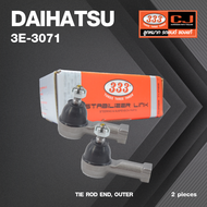 (2ตัว) ลูกหมากคันชักนอก DAIHATSU HIJET (S38 S40) / ไดฮัทสุ / 3E-3071 / ยี่ห้อ 333 / (1คู่ 2 ตัว) TIE ROD END OUTER (ซ้าย / ขวา)