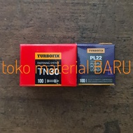 turbofix paku ramset tn30 powerload pl22 isi 100 pasang