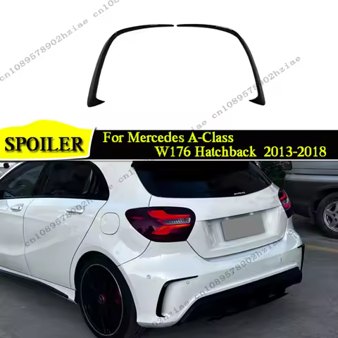 Car Rear Bumper Air Intake Vent Canard Splitte For Mercedes A-Class W176 Hatchback 2013-2018 Rear Bu