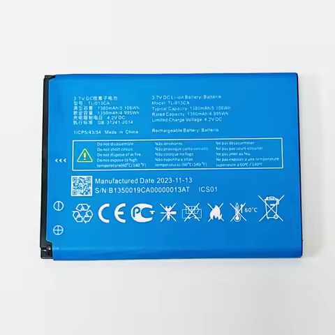 3.7V 1380mAh TLi013CA/TLi013C1 For Alcatel Go Flip/Go Flip 3/Go Flip V/Smartflip/4044W/4052R/4051S/3