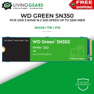 WD Western Digital Green Series SN350 Pci-e Nvme M.2 2280 SSD Solid State Drive (500GB/1TB/2TB)