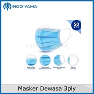 Masker Bedah Medis 3Ply 1 Box Isi 50Pc Masker Medis 3Ply Isi 50Pcs