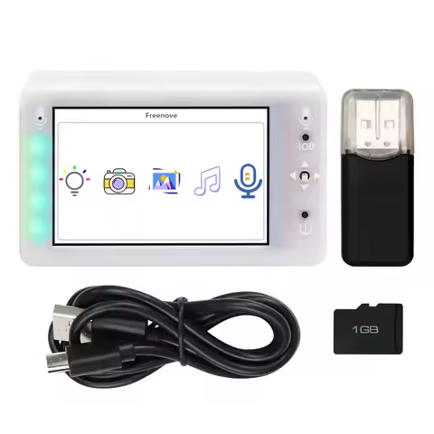 Freenove Media Kit for ESP32-S3 ESP32 S3 CAM 3.5 Inch, OpenAI / XiaoZhiAI, Dual-core 32-bit 240 MHz,