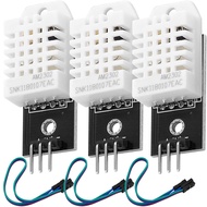 (SVEC) 3Pack for DHT22 for Temperature and Humidity Sensor Module with Cable for and Including EBook