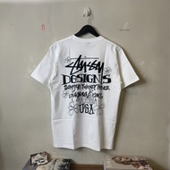 STUSSY Tee Designs Laguna Beach White ( 100% Authentic )