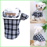 RAN Dogs Shirts Dogs Coat Plaidd Shirt For Dogs Clothing Dogs Clothes Dogs Outfits