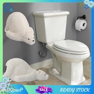 Resin Cute Bear Set of 4 Toilet Bolt Caps Toilet Bolt Covers Toilet Screw Cover Caps Toilet Caps Eas