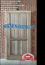 SKU4 KUSEN DAN PINTU MINIMALIS KAYU AKASIA UKURAN 80X200CM (90X205CM)